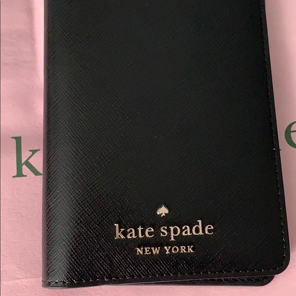 Kate Spade Passport case in Black Leather. NWT - Picture 7 of 7